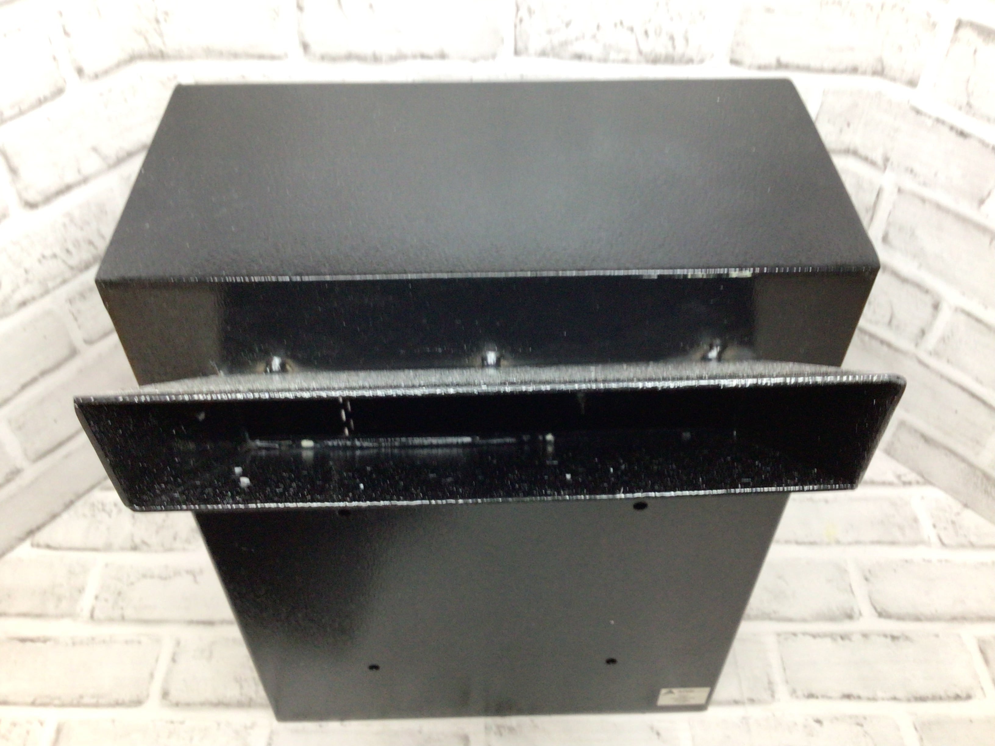 AdirOffice Through The Wall Drop Box Safe Black (631-10-BLK) **OPEN BOX - READ** (8103912669422)